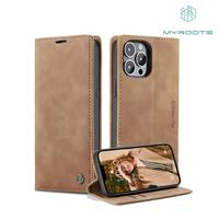 Gambar MR - Caseme Untuk Iphone 15 14 Series Leather Flip Wallet - IP 15 PRO MAX, Hitam dari Myroots store Kota Administrasi Jakarta Barat 1 Tokopedia