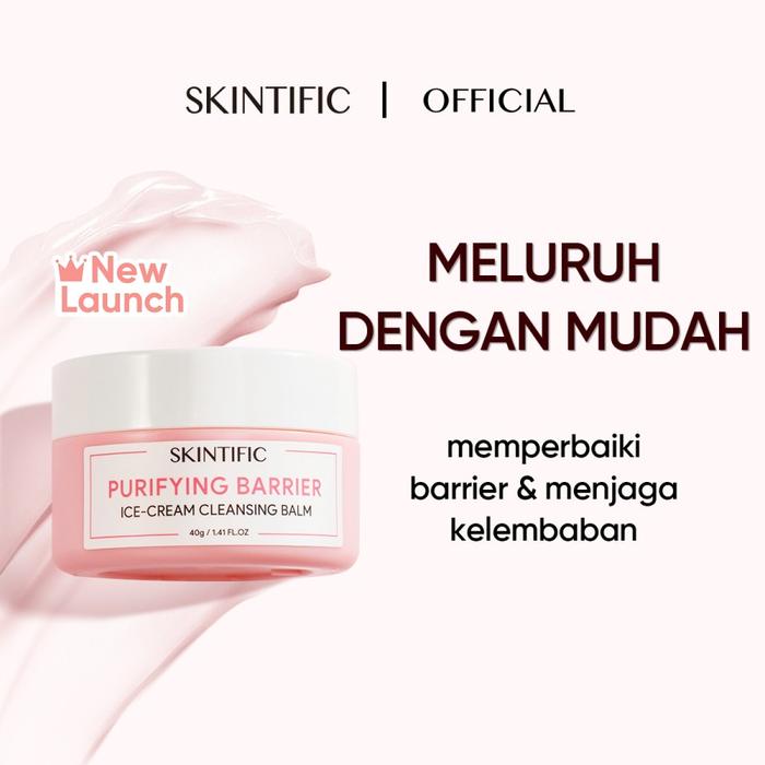 Gambar Skintific Purifying Barrier Ice Cream Cleansing Balm - 40gr dari GUDANG SKINCARE SBY Kota Surabaya Tokopedia