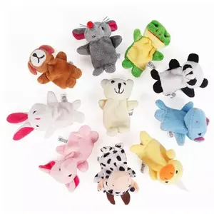 Finger Puppet Boneka Jari Tangan Premium Bahan Kain Rasfur 10 Karakter