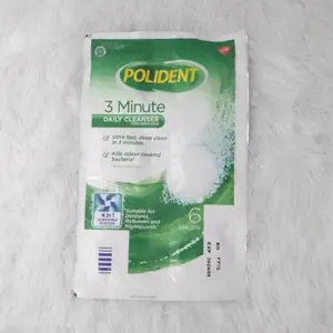 Polident Cleanser 3 Minutes Polident Denture Cleanser 6 Tablet (1 strip)