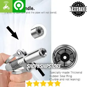 GREASE COUPLE KEPALA GREASE GUN PEGANGAN GANDA KEPALA SEMPROTAN MINYAK