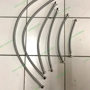 fleksibel hose anyam selang wastafel BCP cuci piring, toilet "B"