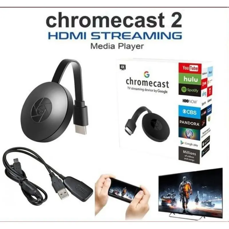 Dongle HDMI WiFi Display Receiver MiraScreen G4 Chromecast
