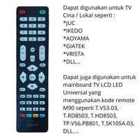 Gambar M90 Remote Control LCD LED TV JUC IKEDO VRISTA AOYAMA TV CINA LOKAL dari Sukma Jaya Elektronik Kota Semarang 1 Tokopedia