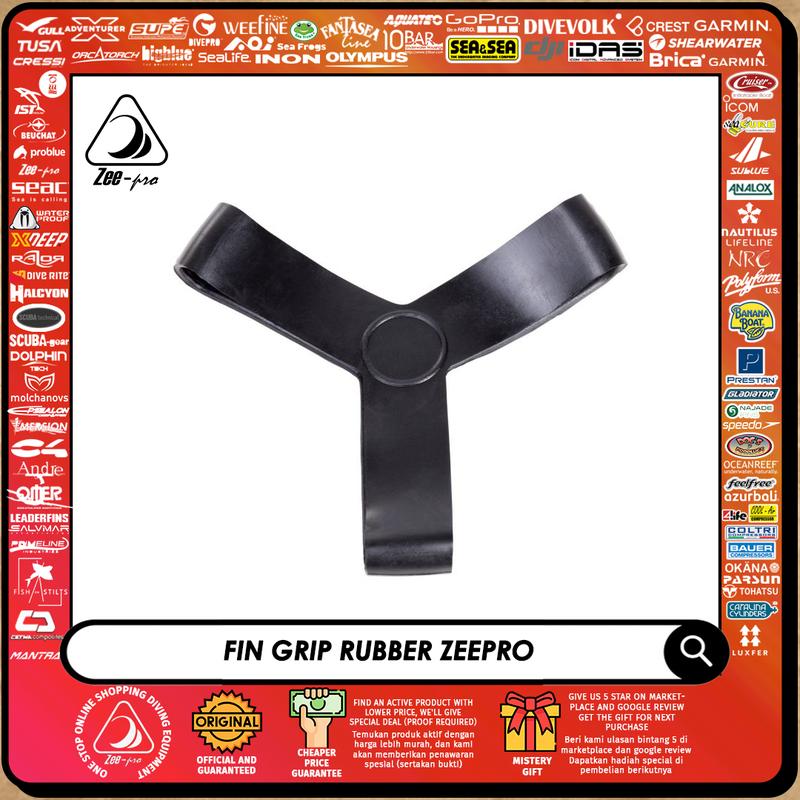 Fins Grip Rubber 1 Pcs Karet Penahan Fin Kaki Katak Full Foot Diving ...
