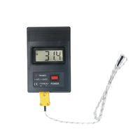 Gambar K TYPE DIGITAL LCD THERMOMETER DENGAN THERMOCOUPLE PROBE -50 S/D 1300 DERAJAT C dari aganshop Kab. Sleman 2 Tokopedia