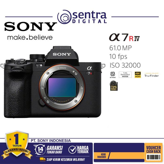 Gambar Sony A7RV Sony a7R5 Sony A7R V Mirrorless Camera Body Only - Plus 50GM dari Sentra Digital Kota Surabaya 5 Tokopedia