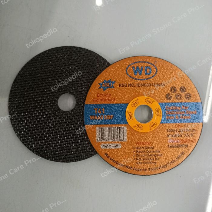 Jual Mata Gerinda Potong WD 4 Inch 105x1,2x16mm - per 1box(20pc ...