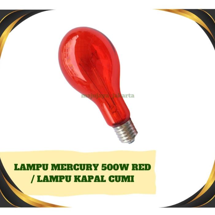 Gambar LAMPU MERCURY 500W RED/ LAMPU KAPAL CUMI/ LAMPU BOHLAM dari Maju jaya jakarta2 Kota Administrasi Jakarta Barat Tokopedia