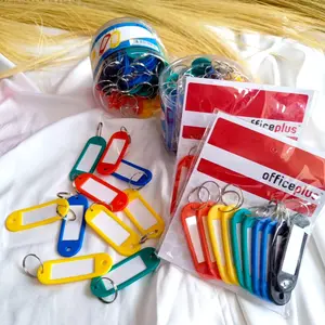 OFFICE-P Key Ring BQ-0081 Gantungan Kunci Tulis Warna Warni Set 10 50