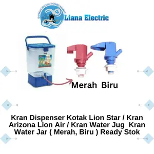 Kran Coffee Air Minum / Kran Jug / Kran Dispenser Square Arizona Lion Plastik