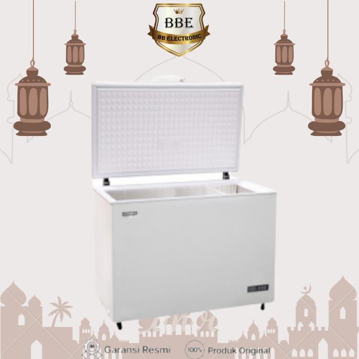 Gambar Modena Chest Freezer PRESERVA MD 0318 WD/MD0318WD/MD 0318WD dari Bb Elektrindo Kota Administrasi Jakarta Barat Tokopedia