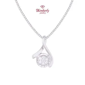 Liontin Berlian + Kalung Emas KPD634427 - Kimberly Jewellery