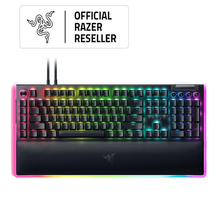 Gambar RAZER BLACKWIDOW V4 PRO MECHANICAL Gaming Keyboard - Green Switch dari Level99Store Kota Surabaya Tokopedia