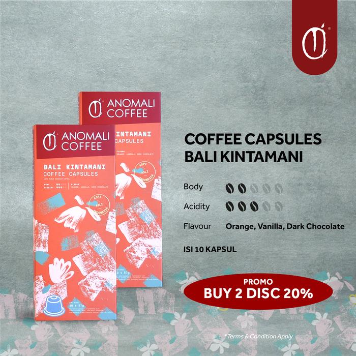 Gambar Anomali Coffee Capsules Bali Kintamani - 1 Pack dari Anomali Coffee Kota Administrasi Jakarta Selatan Tokopedia