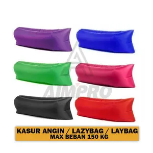 LAZY BAG LAY BAG AIR BED SOFA ANGIN PANTAI SANTAI TRAVELING