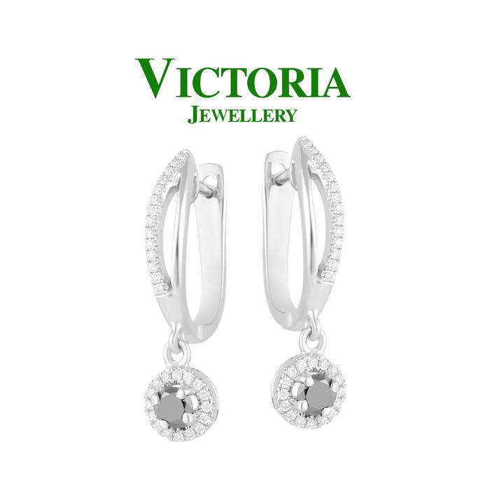 Gambar Anting Berlian Black Diamond VER958103 Victoria Jewellery dari Victoria Jewellery Online Kota Administrasi Jakarta Selatan Tokopedia
