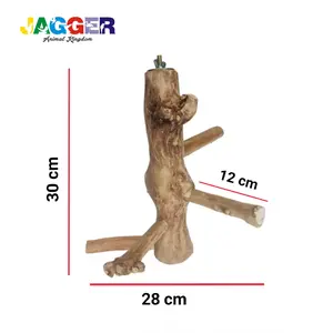 JAGGER TANGKRINGAN KAYU KOPI GANTUNG BURUNG PARROT CONURE SUGAR GLIDER