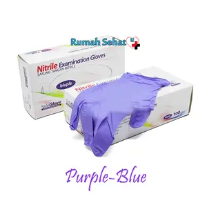 Sarung Tangan Latex Sarung Tangan Karet Nitrile Blueple