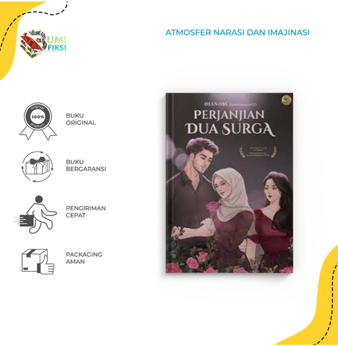 Gambar Buku Novel - Perjanjian Dua Surga - Dianobi - Bumi Fiksi dari bumifiksijakarta Jakarta Selatan Tokopedia
