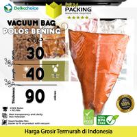 Gambar Plastik Vacuum Bag POLOS 30x40cm DELKOCHOICE TEBAL Sealer Makanan dari dkm packing Kota Tangerang Selatan 1 Tokopedia