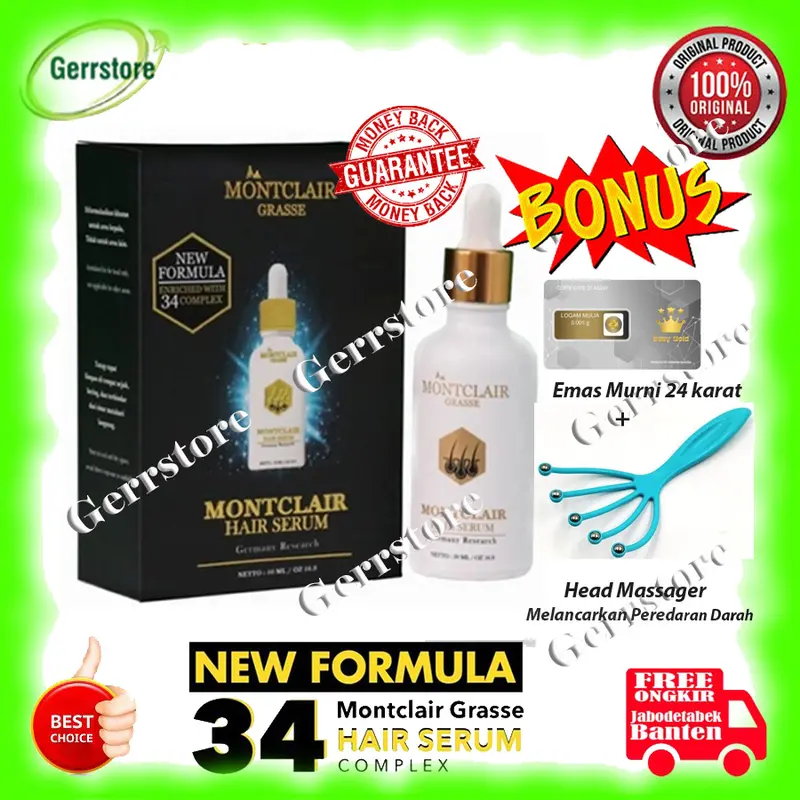Montclair | Montclair Hair Serum | Penumbuh Rambut Monclair Grasse 0