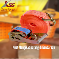 Gambar K55 Ratchet Tie Down Racet Pengikat Barang Tali Ikat Sabuk Truk - 2Tx2"X10M dari MST TOOLS Kota Administrasi Jakarta Barat 4 Tokopedia