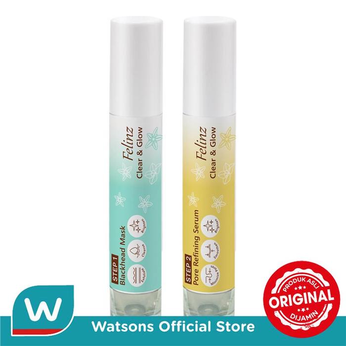 Gambar Felinz Blackhead Remover Step 1 Step 2 dari Watsons Indonesia Official Store Kab. Tangerang Tokopedia