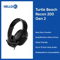 Gambar Turtle Beach Recon 200 Gen 2 Generation 2 Wired Amp Gaming Headset - Hitam dari Hello El Official Kota Tangerang Selatan 1 Tokopedia