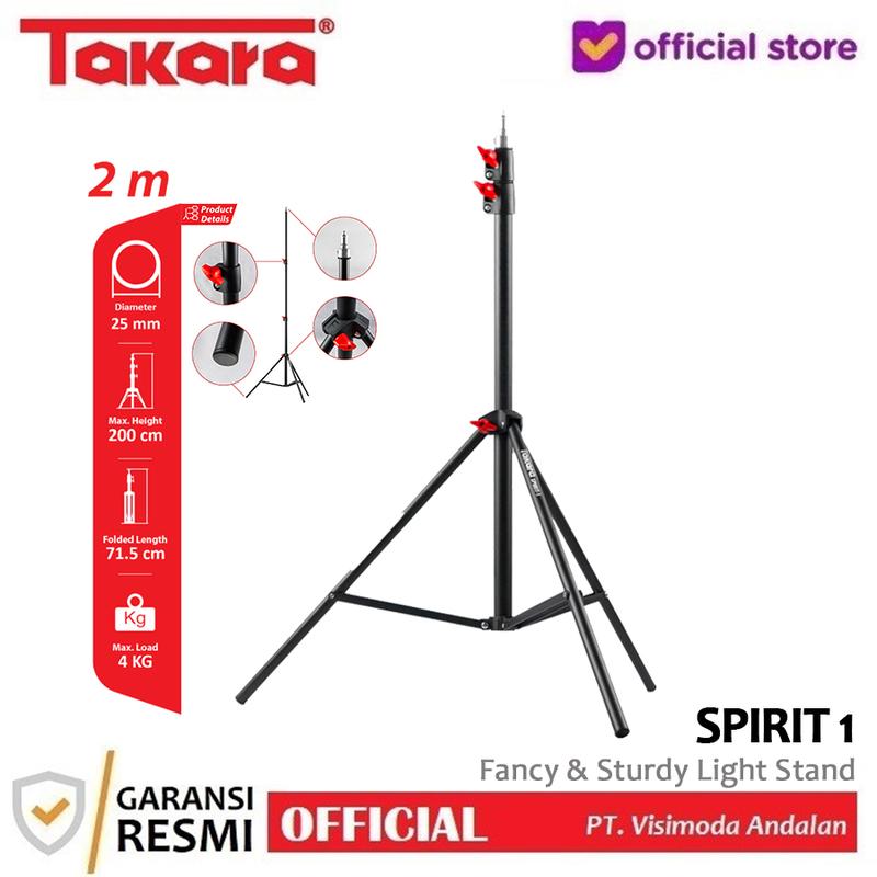 TAKARA SPIRIT-1 Light Stand Lightstand Tripod Spirit 1 0