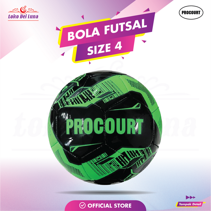 Gambar bola futsal original PROCOURT PREMIUM FUTSAL BALL SIZE 4 dari toko Del Luna Kota Salatiga Tokopedia