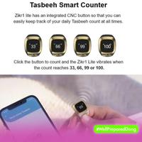Gambar iQibla Zikr Tasbih Digital | Zikr Digital Tasbih Travel Cincin Ring Muslim Mini - Zikr1 Lite, 20MM/Black dari DIGITRAVEL Kota Administrasi Jakarta Timur 2 Tokopedia