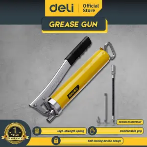 Deli Grease Gun / Pompa Gemuk 400CC 4500/6000 psi Untuk Oli DL260X