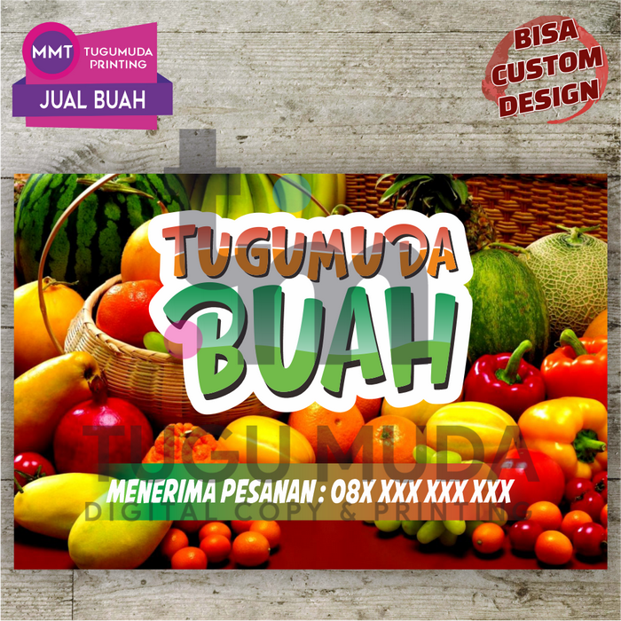 Jual Cetak Spanduk|Banner|MMT - JUAL BUAH-BUAH SEGAR-RUJAK - Kota ...