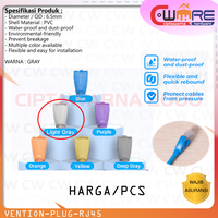 Gambar 1PCS Plug Boot Sarung RJ45 ( Sarung Jacket Crystal Head ) BA-103-PB - Hitam dari Ciptawarna2000 Home Living Kota Palembang 2 Tokopedia