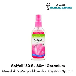 Soffel 130SL 80ml Geranium Spray Anti Nyamuk