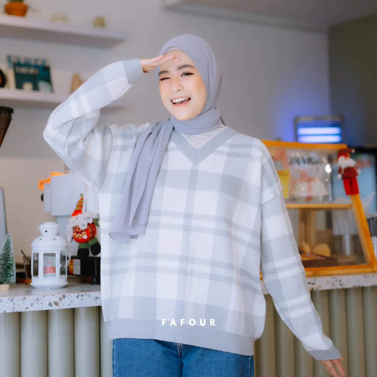 Sweater Rajut Wanita Camile Oversized