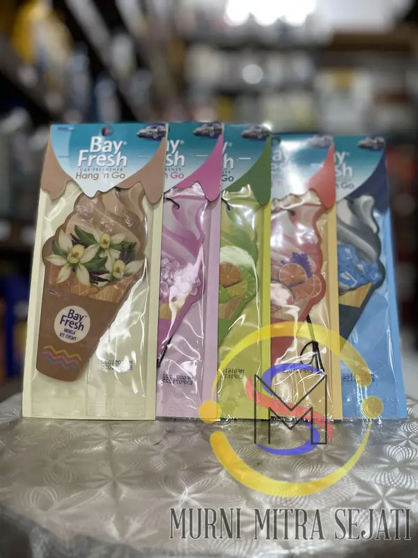 Bayfresh Hang N' Go Vanilla Ice Cream Bay Fresh Parfum Pengharum Mobil 0