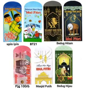 Amplop Lebaran Panjang, Angpao Lebaran, Amplop Idul Fitri, Angpao