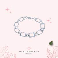 Gambar Gelang tangan kristal silver - lapis emas putih dari mysilvershop925 Kota Administrasi Jakarta Timur 3 Tokopedia