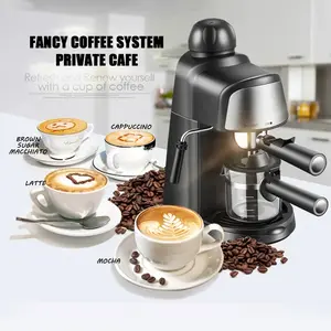 Vanmalone Mesin Kopi Espresso 5 Bar dengan Frother Susu – Tangki 240 ml, Material Premium Vanmalone Mesin Kopi Espresso 5 Bar dengan Frother Susu – Tangki 240 ml, Material Premium
