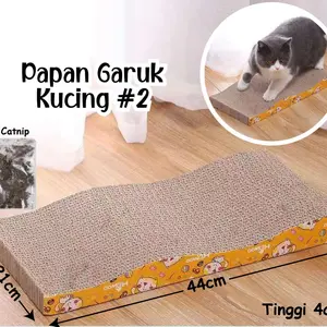 Papan Garuk Kucing #2 Mainan Papan Garukan Kucing Cats Scratching Pad