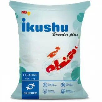 pakan ikan koi Ikushu kemasan repack 1 kg pelet ikan koi hias koki