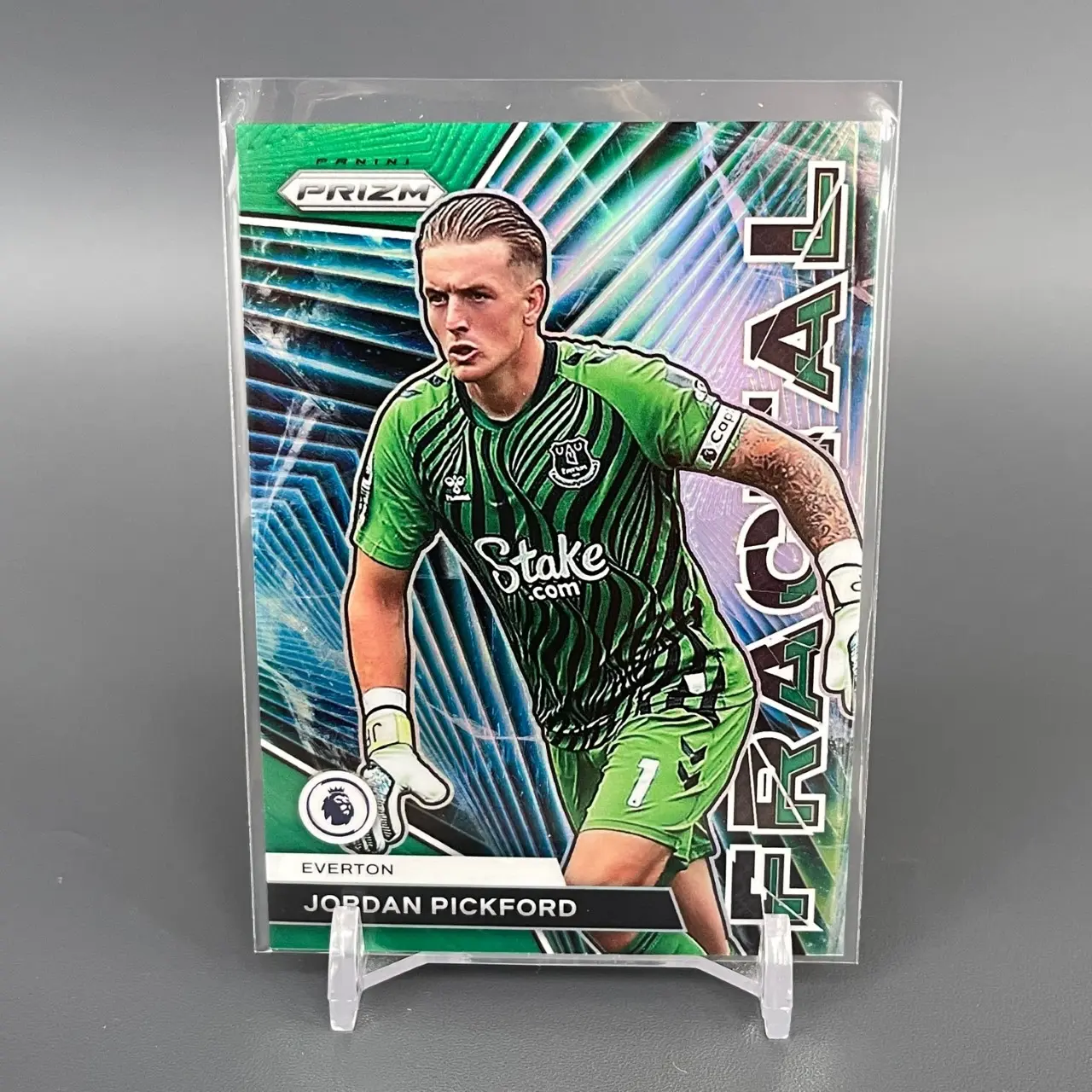 Kartu Bola Panini Prizm Soccer EPL 2022-23 FRACTAL Insert ( You Pick )