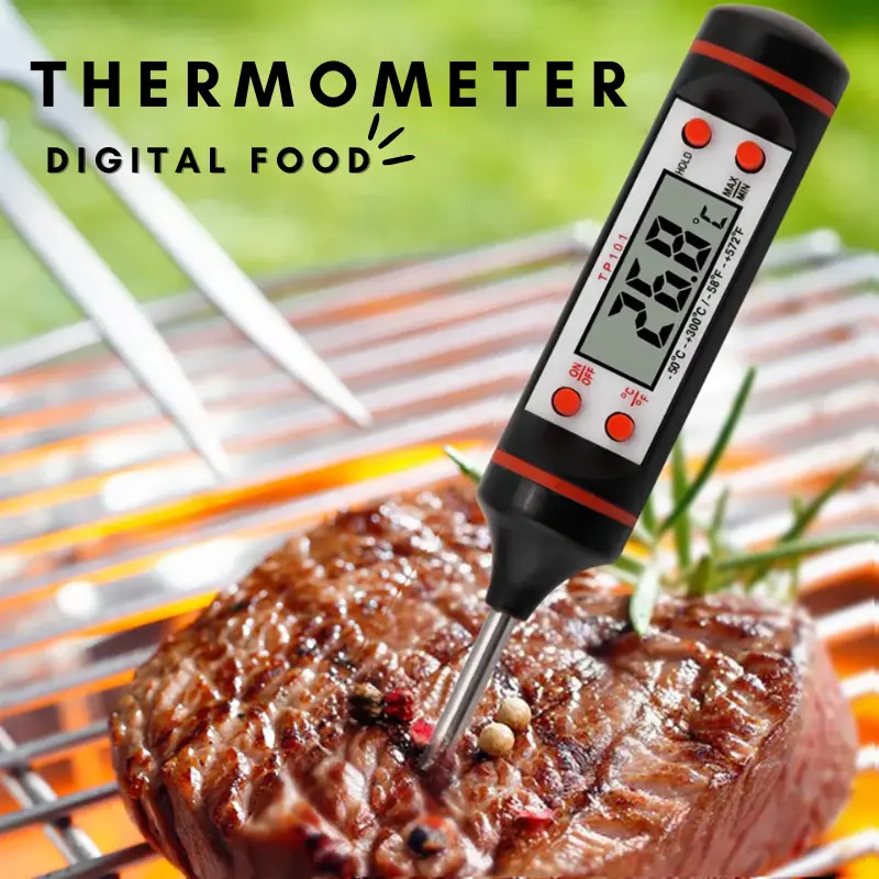 digital food beverage thermometer Termometer bbq kopi susu minuman JR1