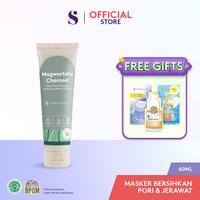 Gambar Mugwortella Charcoal Deep Pore Cleansing 10 Minutes Wash Off Mask dari Somethinc Kota Tangerang 2 Tokopedia