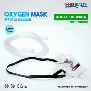 Onehealth Masker Oksigen Dewasa / Anak / Bayi Selang Oxygen Mask Adult