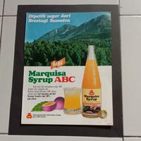 Gambar iklan warna Syrup ABC 2 potongan majalah jadul kuno lawas dari valerio collection Kota Denpasar 2 Tokopedia
