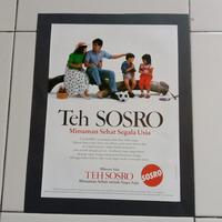 Gambar iklan warna Teh Sosro potongan majalah jadul kuno lawas dari valerio collection Kota Denpasar 2 Tokopedia