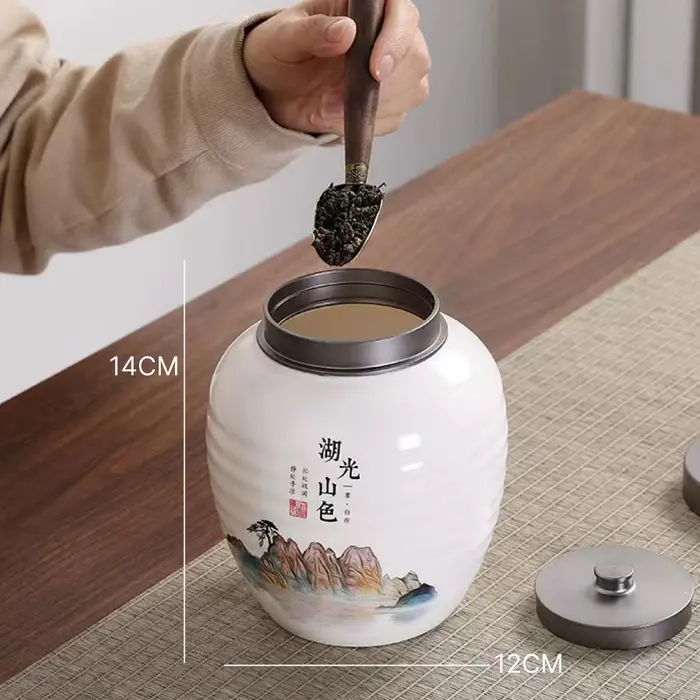 Jual Tempat Penyimpanan Teh Kopi Set / Tea Leaves Canister 1467/1-2 - 2 ...